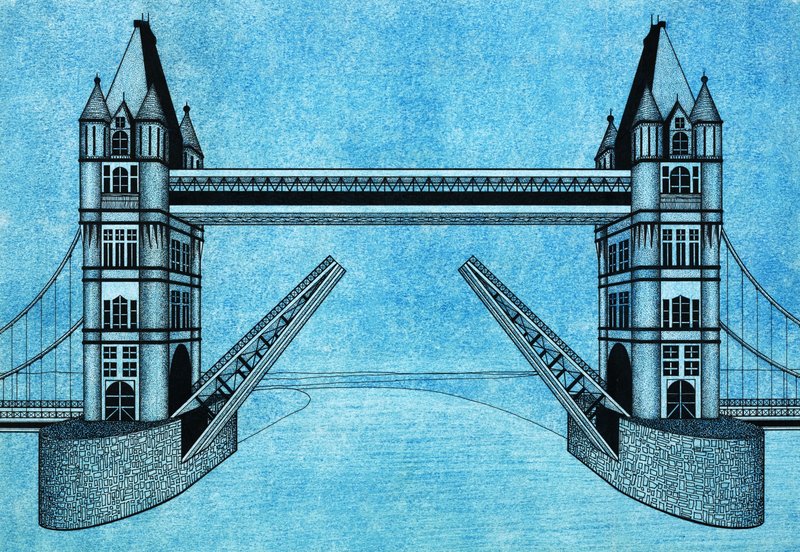 Pont de la Tour, Londres - English School