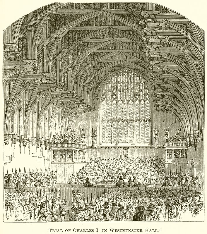 Procès de Charles Ier dans le Westminster Hall - English School