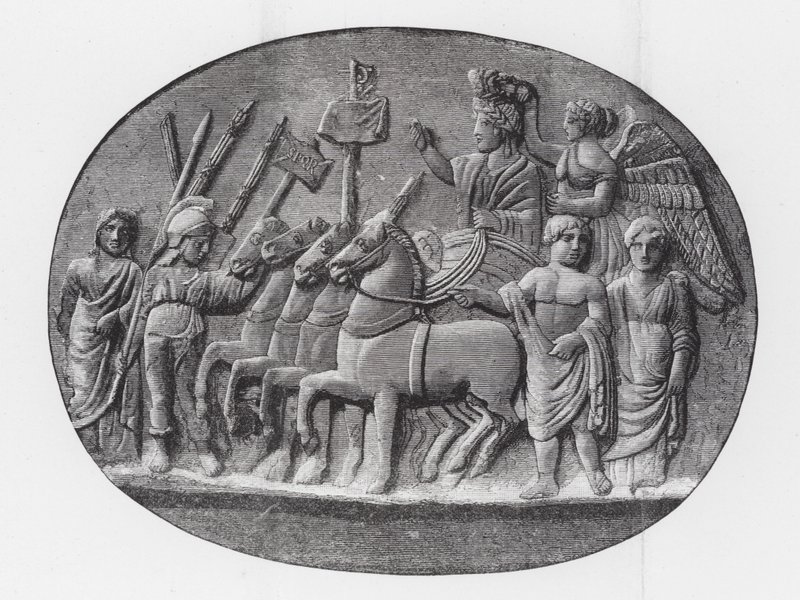 Triomphe de Constantin (gravure) - English School