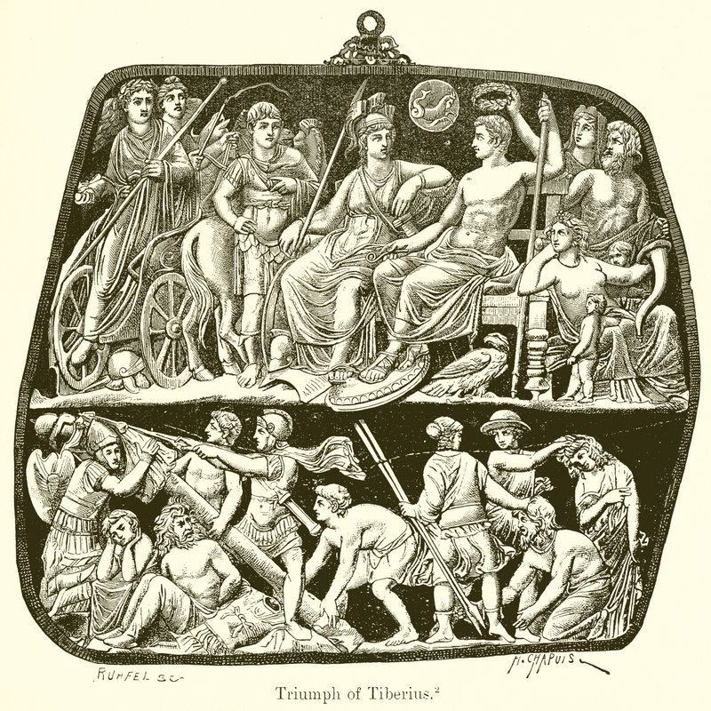 Triomphe de Tibère - English School