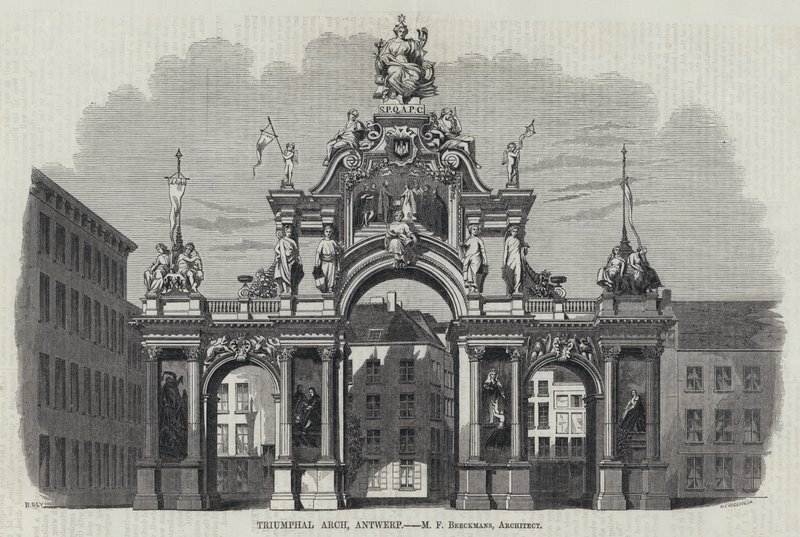 Arc de Triomphe, Anvers - English School