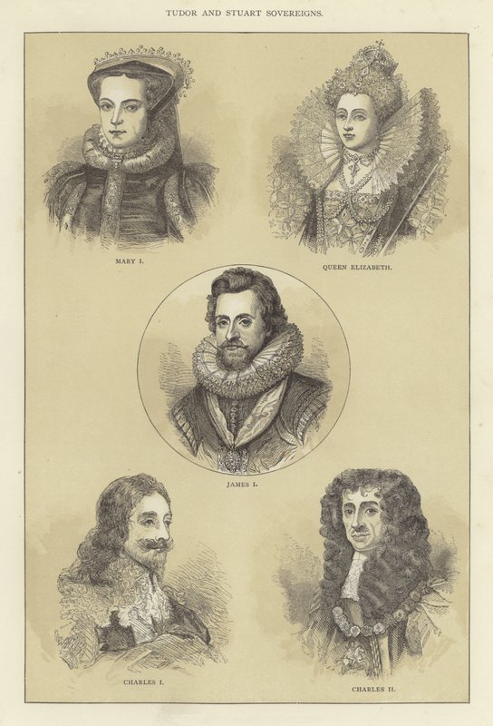 Souverains Tudor et Stuart - English School
