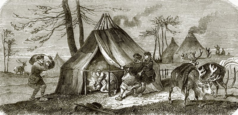 Campement tunguse - English School