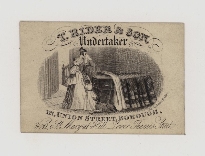 Pompes funèbres, T Rider et Fils - English School