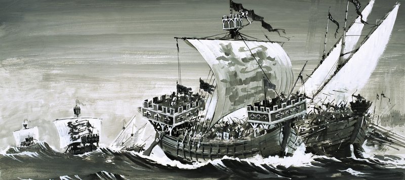 Navires de croisés non identifiés - English School
