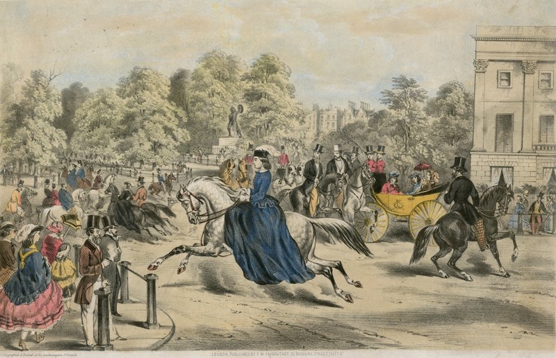 Cavalière non identifiée, peut-être Catherine Walters - English School