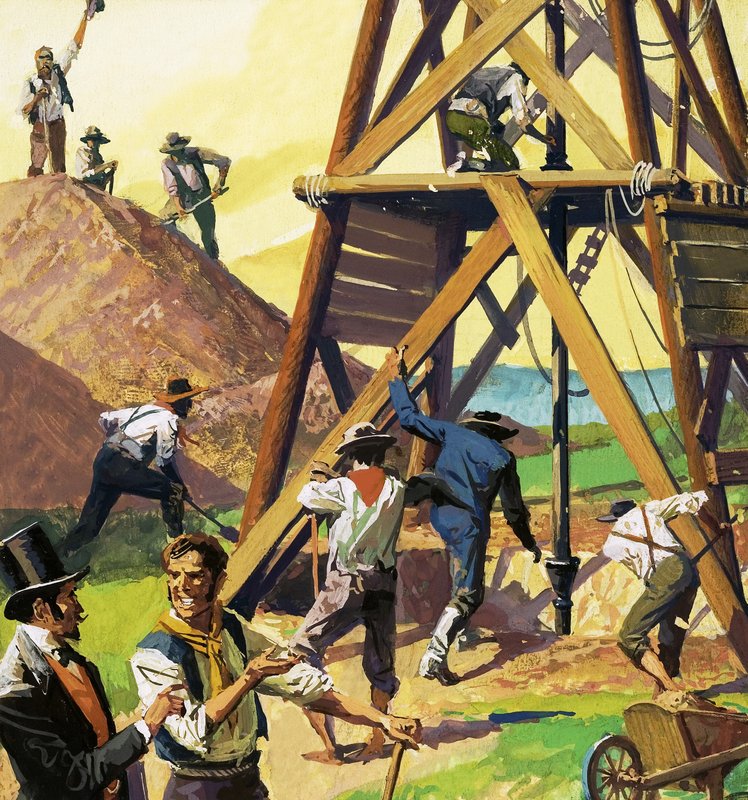 Plateforme de forage pétrolier non identifiée - English School