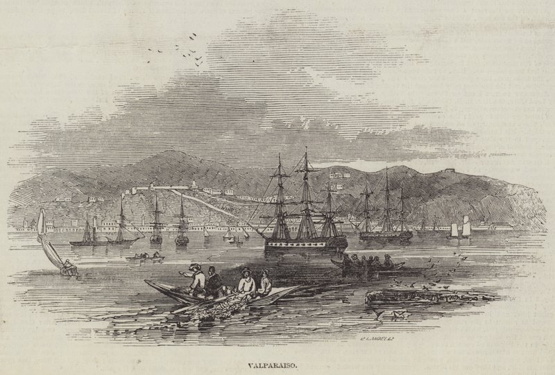 Valparaiso (gravure) - English School