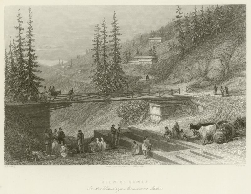 Vue à Simla - English School