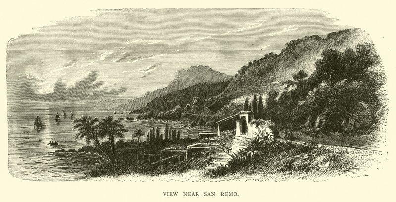 Vue près de San Remo - English School
