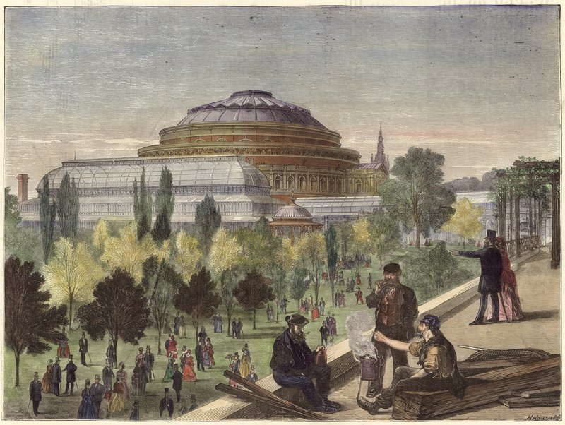 Vue des jardins horticoles - English School