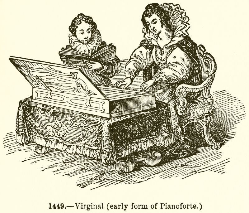 Virginal (forme ancienne de pianoforte) - English School
