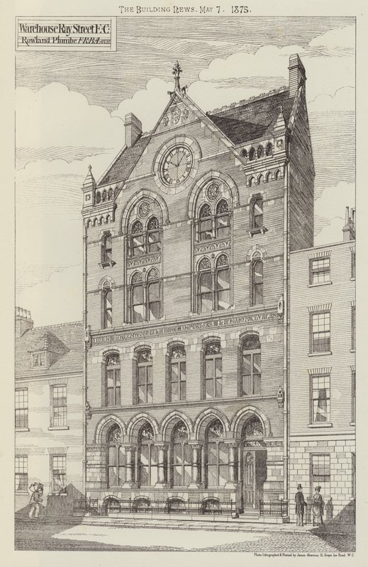 Entrepôt Ray Street, EC (gravure) - English School