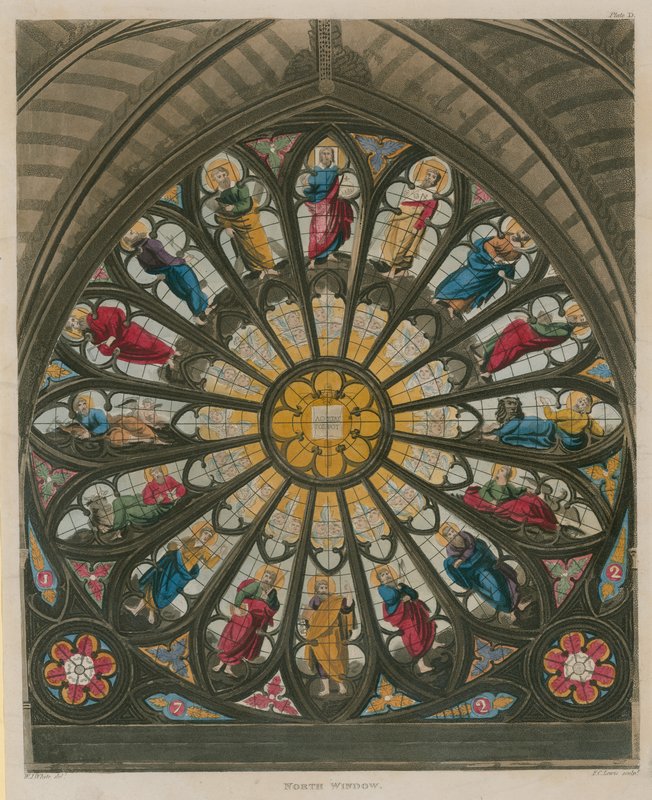 Abbaye de Westminster, fenêtre nord - English School