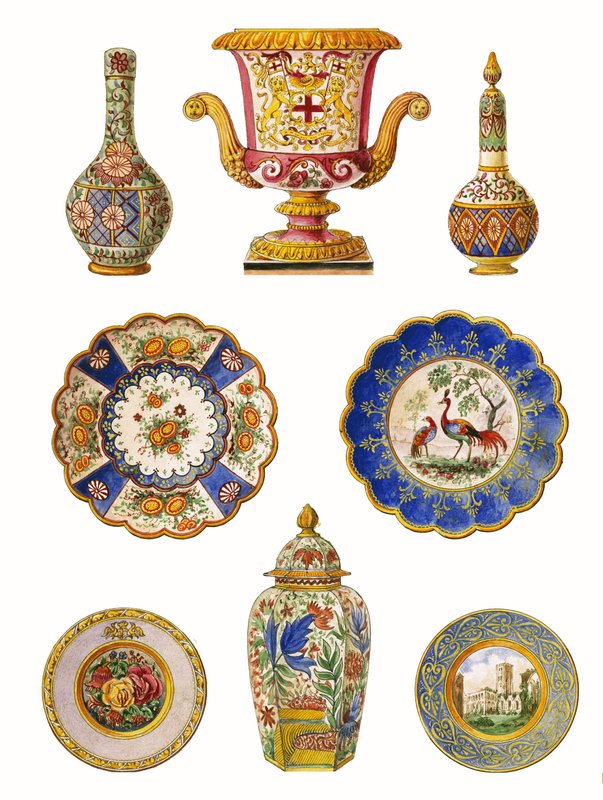 Porcelaine de Worcester - English School