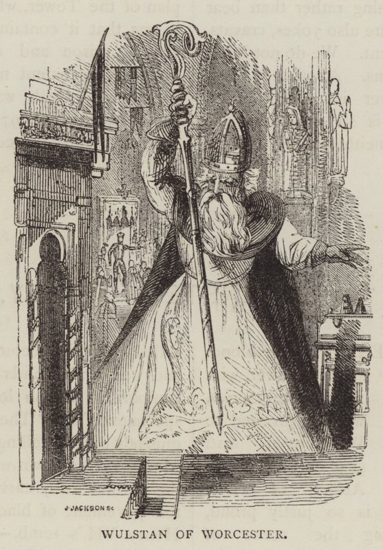 Wulstan de Worcester (gravure) - English School