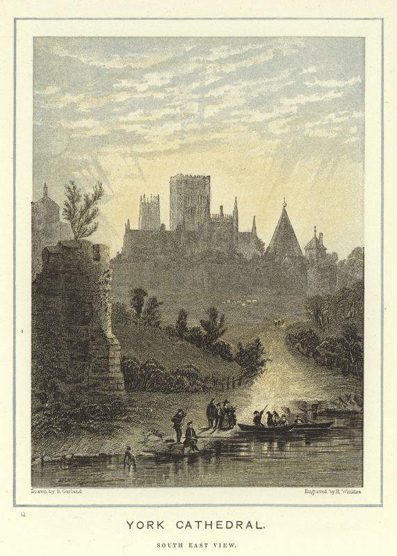 Cathédrale de York, vue sud-est - English School