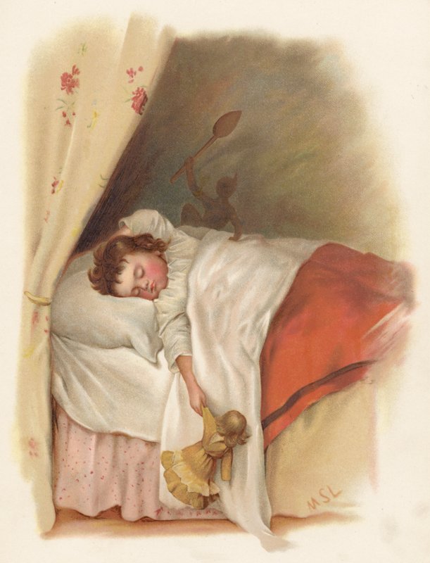 Jeune fille dormant - English School