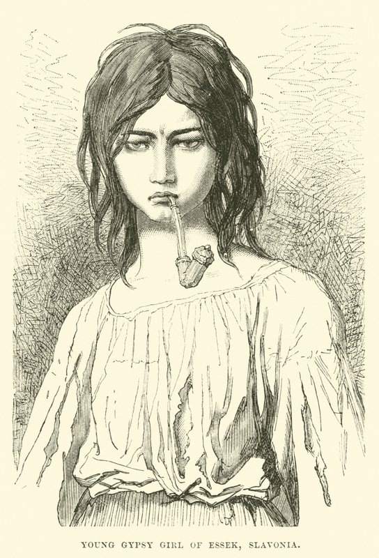Jeune fille gitane d