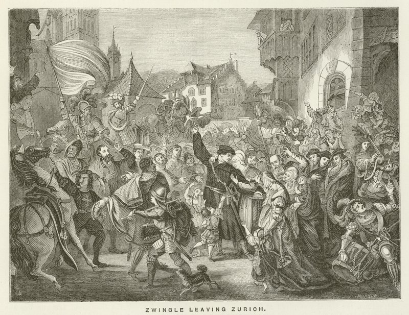 Zwingli quittant Zurich - English School