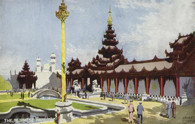 Le Pavillon Birman, Exposition de l