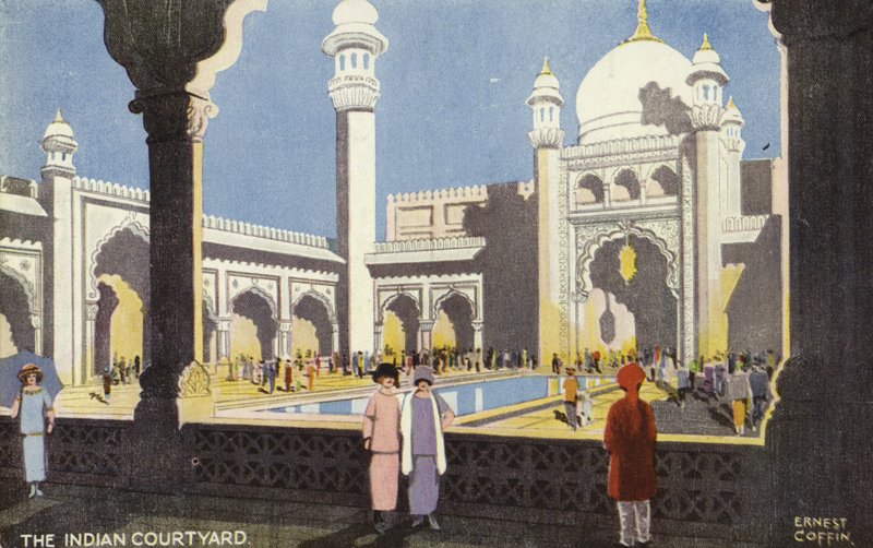 La cour indienne, Exposition de l