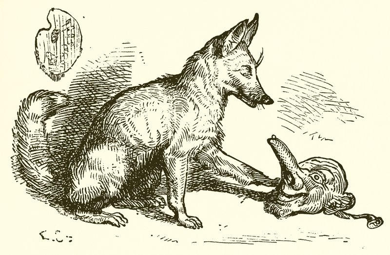 Le Renard et le Masque - Ernest Henry Griset