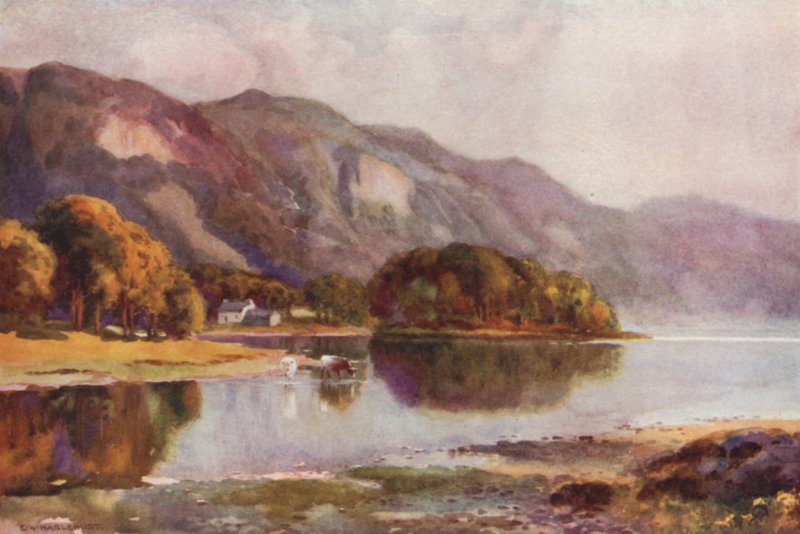 Derwentwater depuis Friars Crag - Ernest William Haslehust