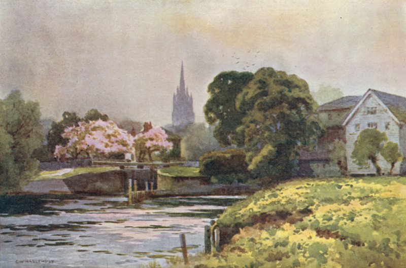 Écluse de Marlow - Ernest William Haslehust