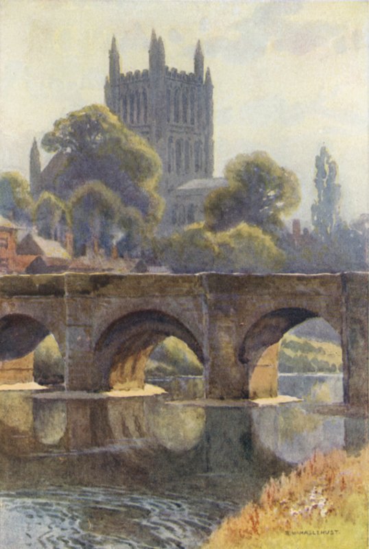 Vieux pont de Wye - Ernest William Haslehust