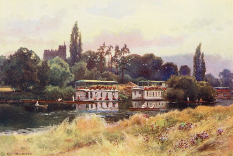 La Tamise : Bray - Ernest William Haslehust