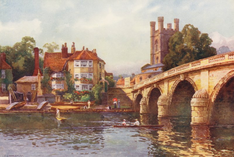 Rivière Thames : Pont de Henley - Ernest William Haslehust