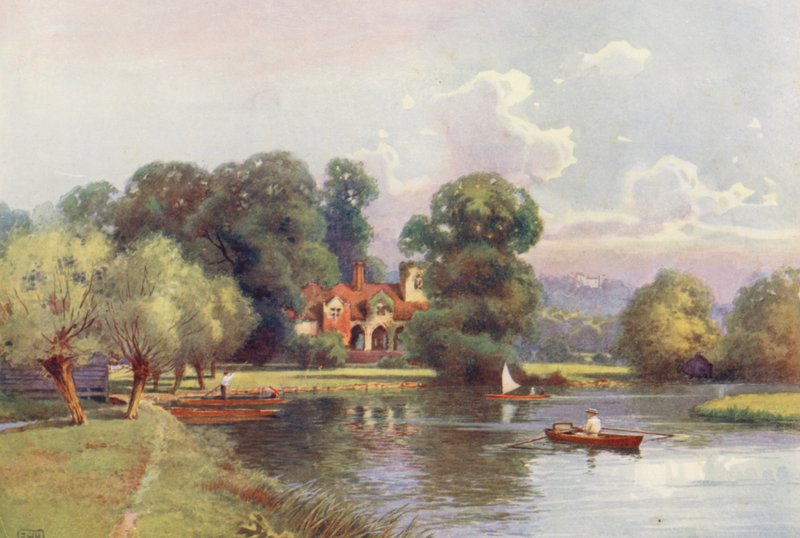 Rivière Thames : Abbaye de Medmenham - Ernest William Haslehust
