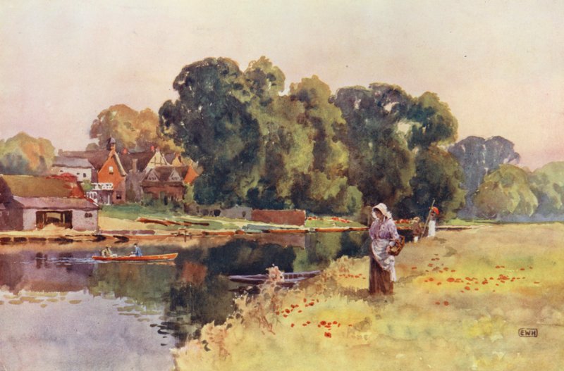 Rivière Thames : Wargrave - Ernest William Haslehust