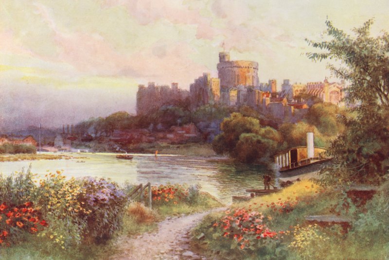 Rivière Thames : Windsor - Ernest William Haslehust