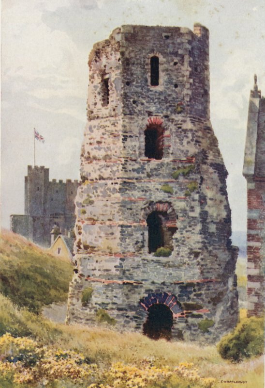 Phare romain, château de Douvres - Ernest William Haslehust