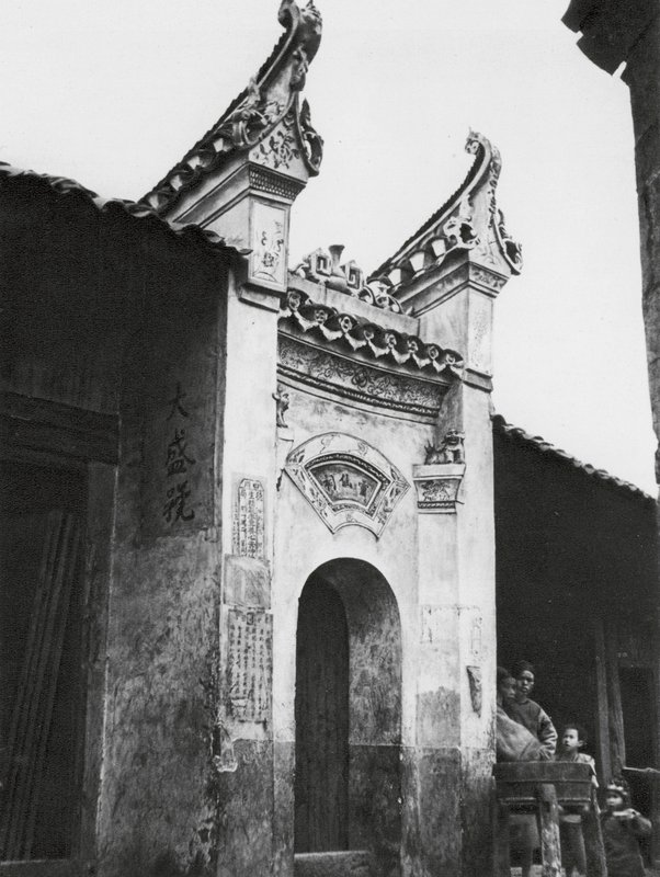 Hunan, Entrée de maison - Ernst Boerschmann