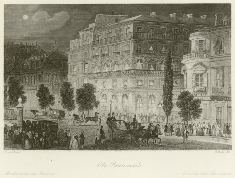 Les Boulevards - Eugene Louis Lami