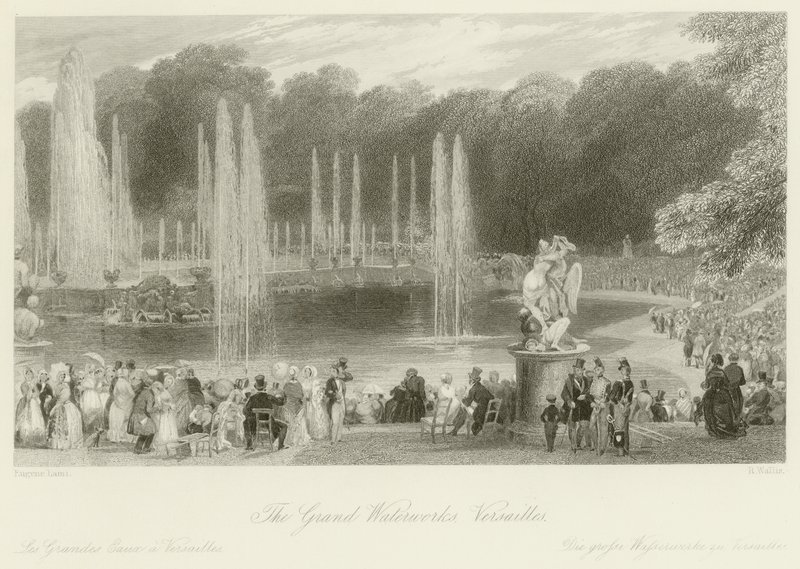 Les Grandes Eaux - Eugene Louis Lami