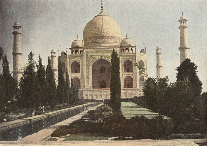 Agra, Le Tady Mahal Et La Fontaine - European Photographer