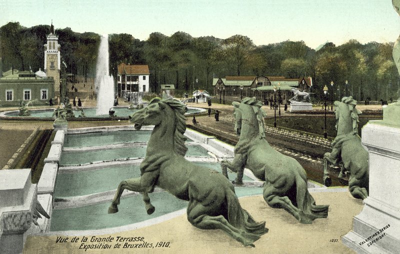 Grande Terrasse, Exposition de Bruxelles, 1910 - European Photographer