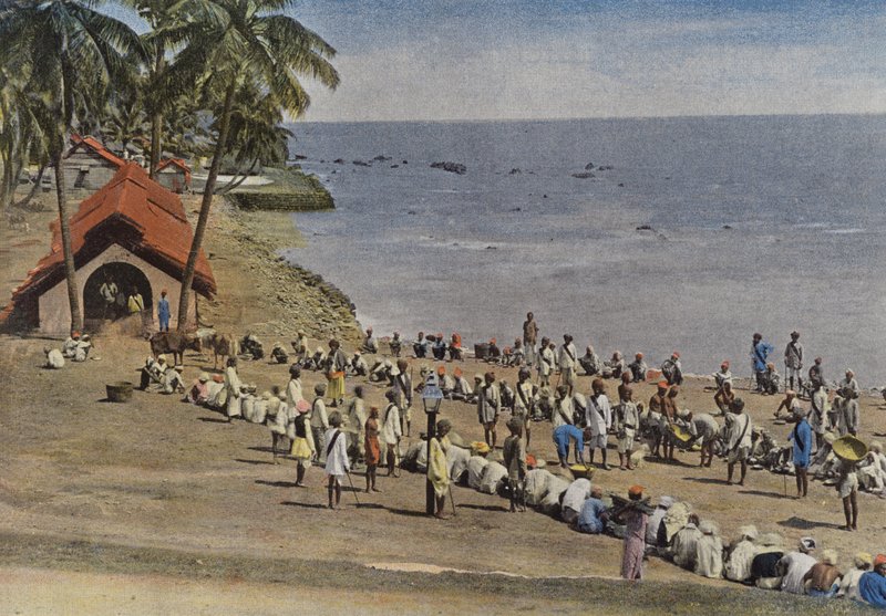 Îles Andaman, préparatifs du repas en commun - European Photographer
