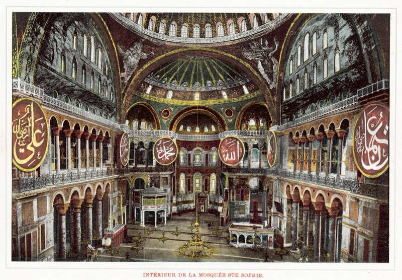 Intérieur de la mosquée Sainte Sophie - European Photographer