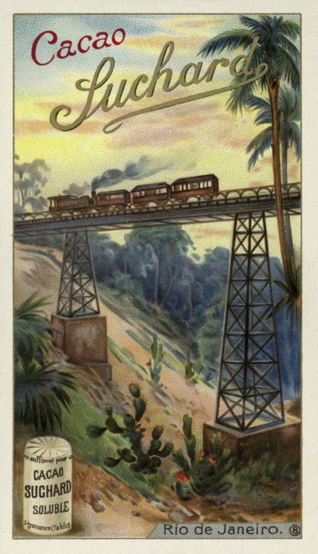 Chemin de fer, Rio de Janeiro, Brésil - European School