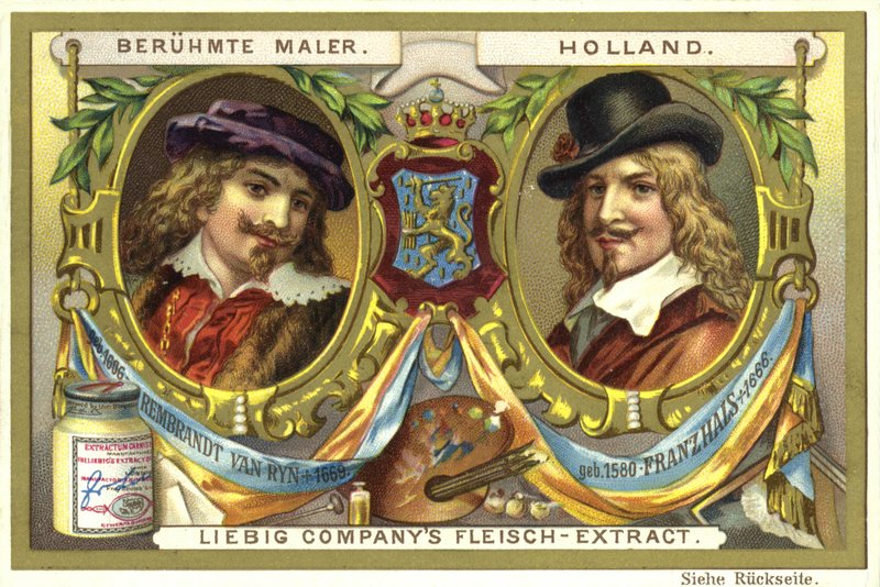 Rembrandt van Rijn et Frans Hals, artistes néerlandais - European School