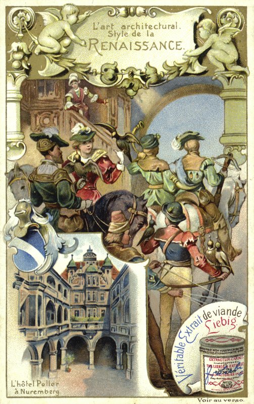 Architecture de la Renaissance; Pellerhaus, Nuremberg - European School