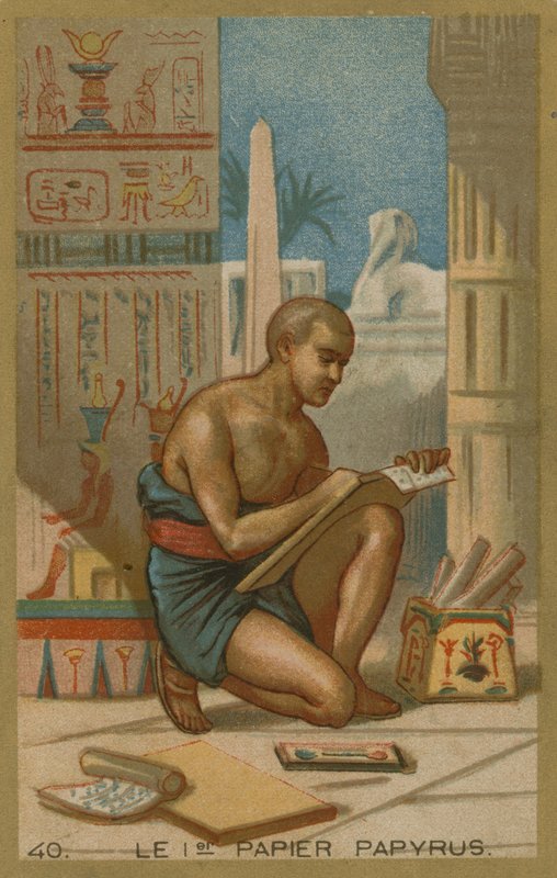 Le premier papier. Papyrus - European School