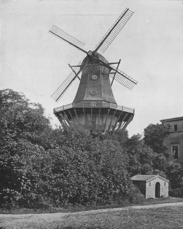 Le célèbre moulin à vent de Potsdam (photo n/b) - European Photographer