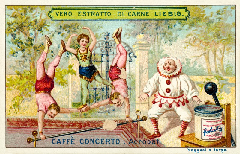 Café-concert : acrobates (chromolithographie) - European School