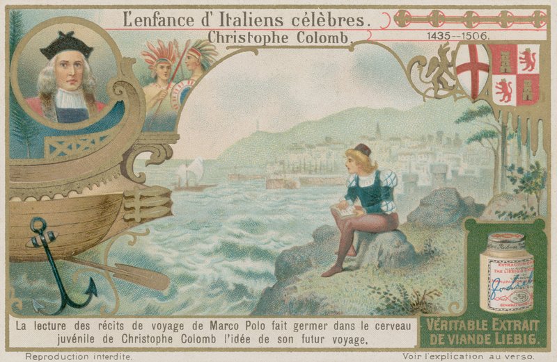 Christophe Colomb lit sur les voyages de Marco Polo - European School